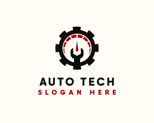 Automatic - Mechanic Repair Gauge logo design