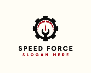 Mechanic Repair Gauge logo design