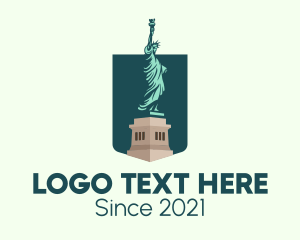 America - Statue of Liberty logo design