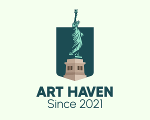 Statue of Liberty logo design