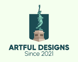 Statue of Liberty logo design