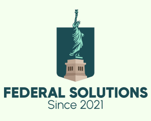 Statue of Liberty logo design