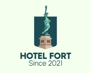 Statue of Liberty logo design