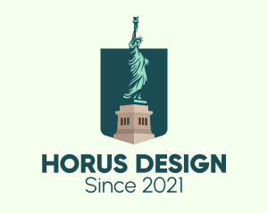 Statue of Liberty logo design