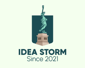 Statue of Liberty logo design