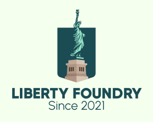 Statue of Liberty logo design