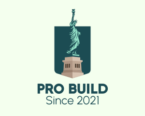 Statue of Liberty logo design