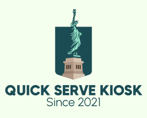 Statue of Liberty logo design