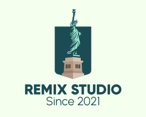 Statue of Liberty logo design