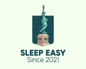 Statue of Liberty logo design