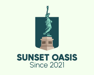 Statue of Liberty logo design