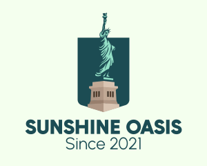 Statue of Liberty logo design