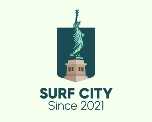 Statue of Liberty logo design