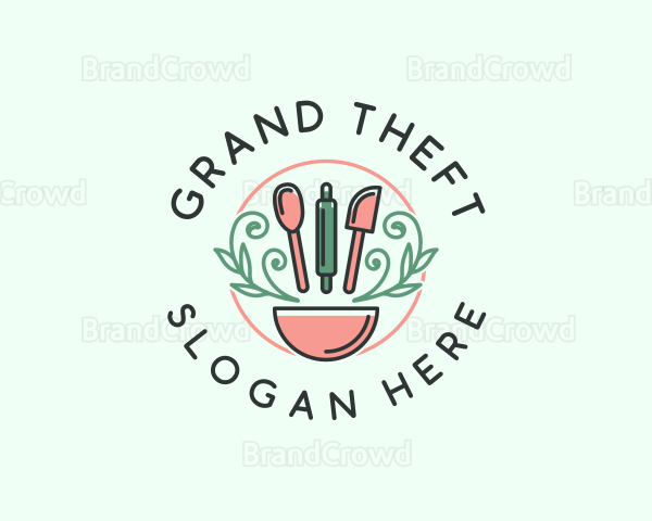 Baking Bowl Kitchen Logo