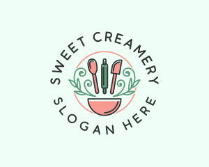 Baking Bowl Kitchen logo design