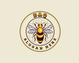 Organic Honey Bee Logo