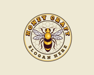 Mead - Organic Honey Bee logo design