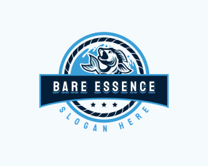 Ocean Fishing Restaurant logo design