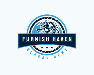 Ocean Catch Fishing logo design