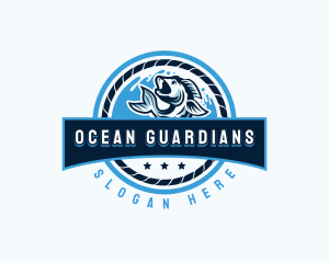 Ocean Catch Fishing logo design