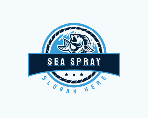 Ocean Catch Fishing logo design