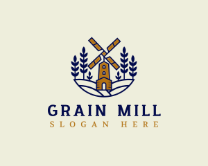 Flour Mill Field logo design