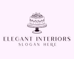 Cake Decoration Dessert logo design