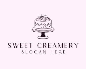 Cake Decoration Dessert logo design