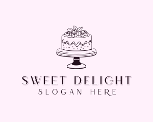 Cake Decoration Dessert logo design