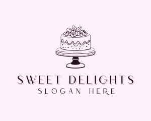 Cake Decoration Dessert logo design