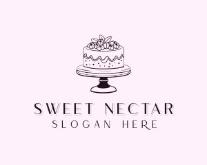 Cake Decoration Dessert logo design