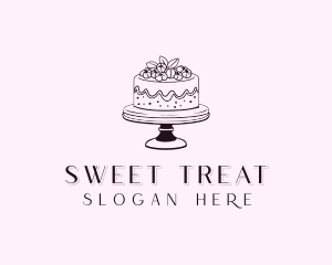 Cake Decoration Dessert logo design