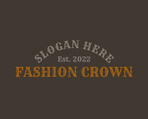 Western Fashion Brand logo design