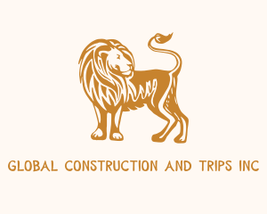 Hunting - Lion Club Zoo logo design