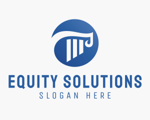 Equity - Ancient Column Architecture logo design