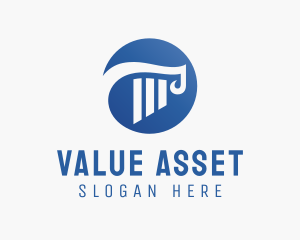 Asset - Ancient Column Architecture logo design