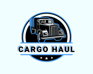 Automotive Truck Courier logo design