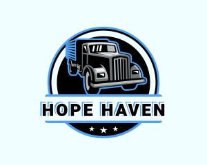 Movers - Automotive Truck Courier logo design