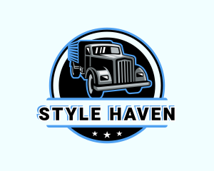 Trailer - Automotive Truck Courier logo design