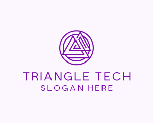 Digital Studio Triangle logo design