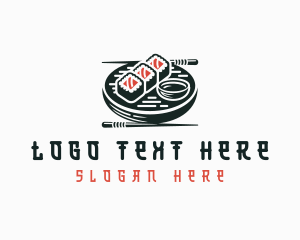 Sushi - Gourmet Asian Sushi logo design