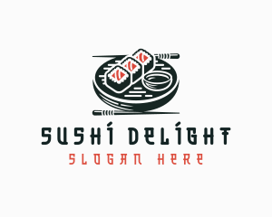 Gourmet Asian Sushi logo design