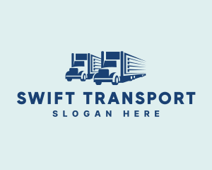 Transportation Vehicle Logistics logo design