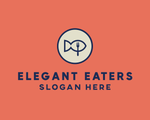 Silverware - Fish Seafood Restaurant logo design