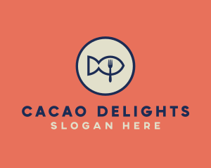 Fish Seafood Restaurant logo design