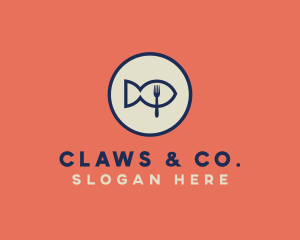 Fish Seafood Restaurant logo design