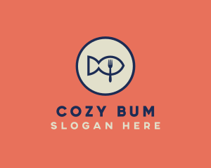 Fish Seafood Restaurant logo design