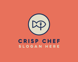 Fish Seafood Restaurant logo design