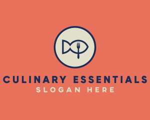 Fish Seafood Restaurant logo design