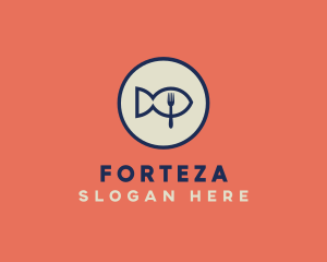 Fish Seafood Restaurant logo design